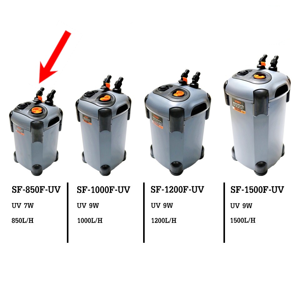 AQUARIUM SOBO Canister External Filter with UV Sterilizer SF850FUV SF1000FUV SF1500FUV Tank