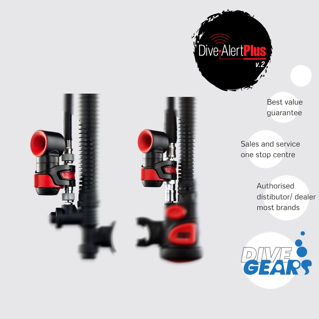 Dive Alert Plus V2 Scuba Diving Air Horn Underwater and Surface ...