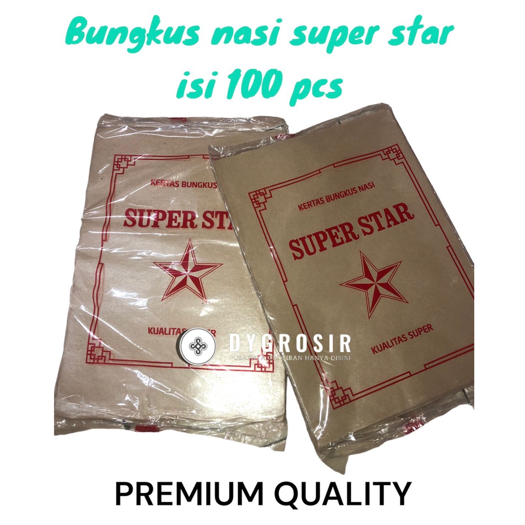 Dypaper Wrapping Brown Rice Brand SUPER STAR PREMIUM QUALITY Paper