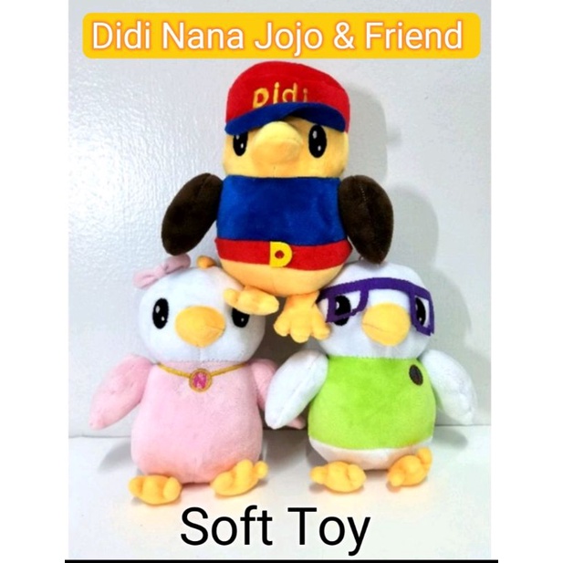 Didi Nana Jojo Soft Toys For Kids 33cm Patung Didi & Friend | Shopee ...