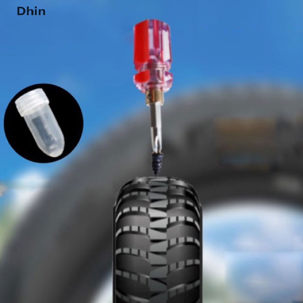 [Dhin] 10pcs Vacuum Tyre Repair Nail Bike Tire Puncture Repair Tubeless