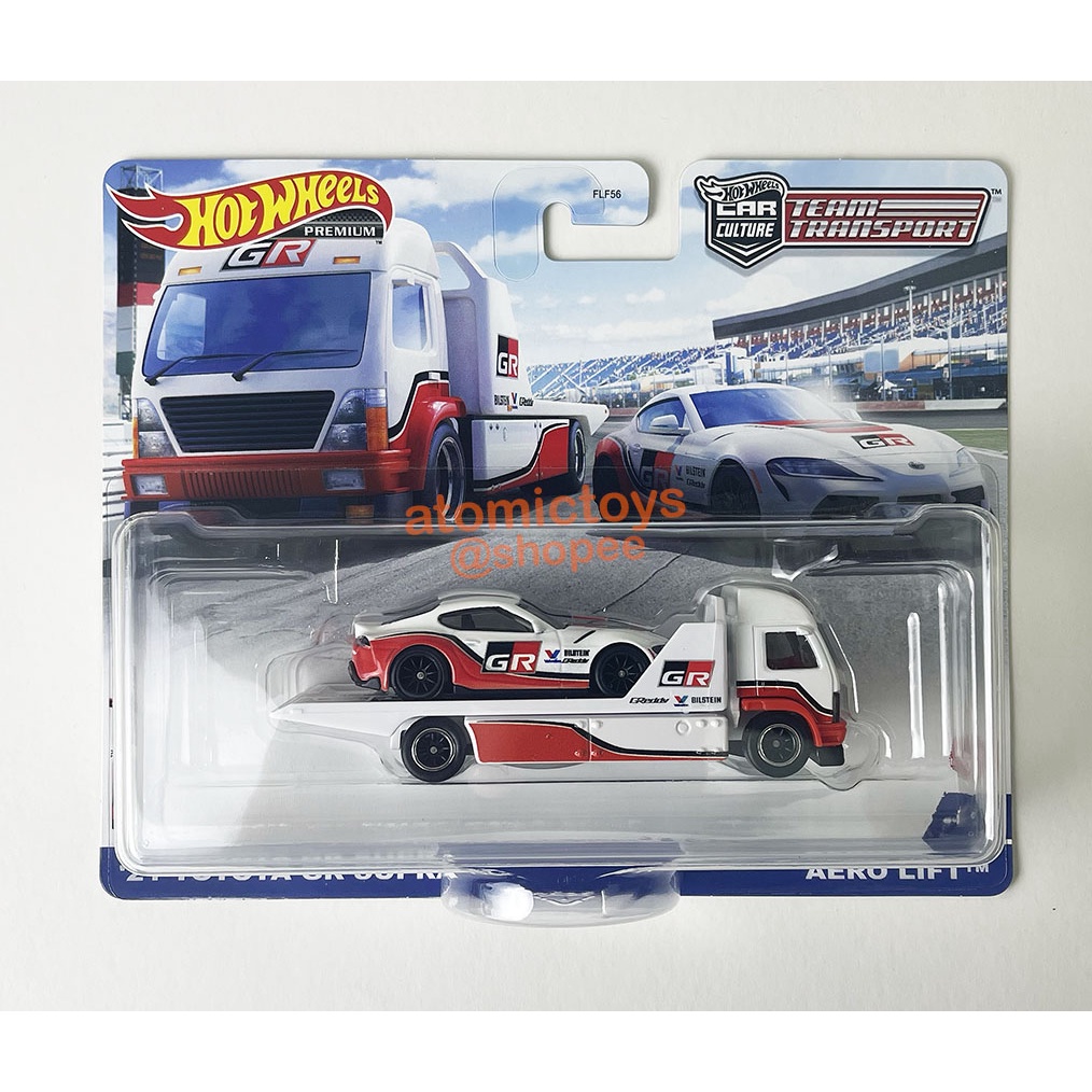 Hot Wheels Toyota GR Supra Aerolift Team Transport 2021 *Japan Card ...