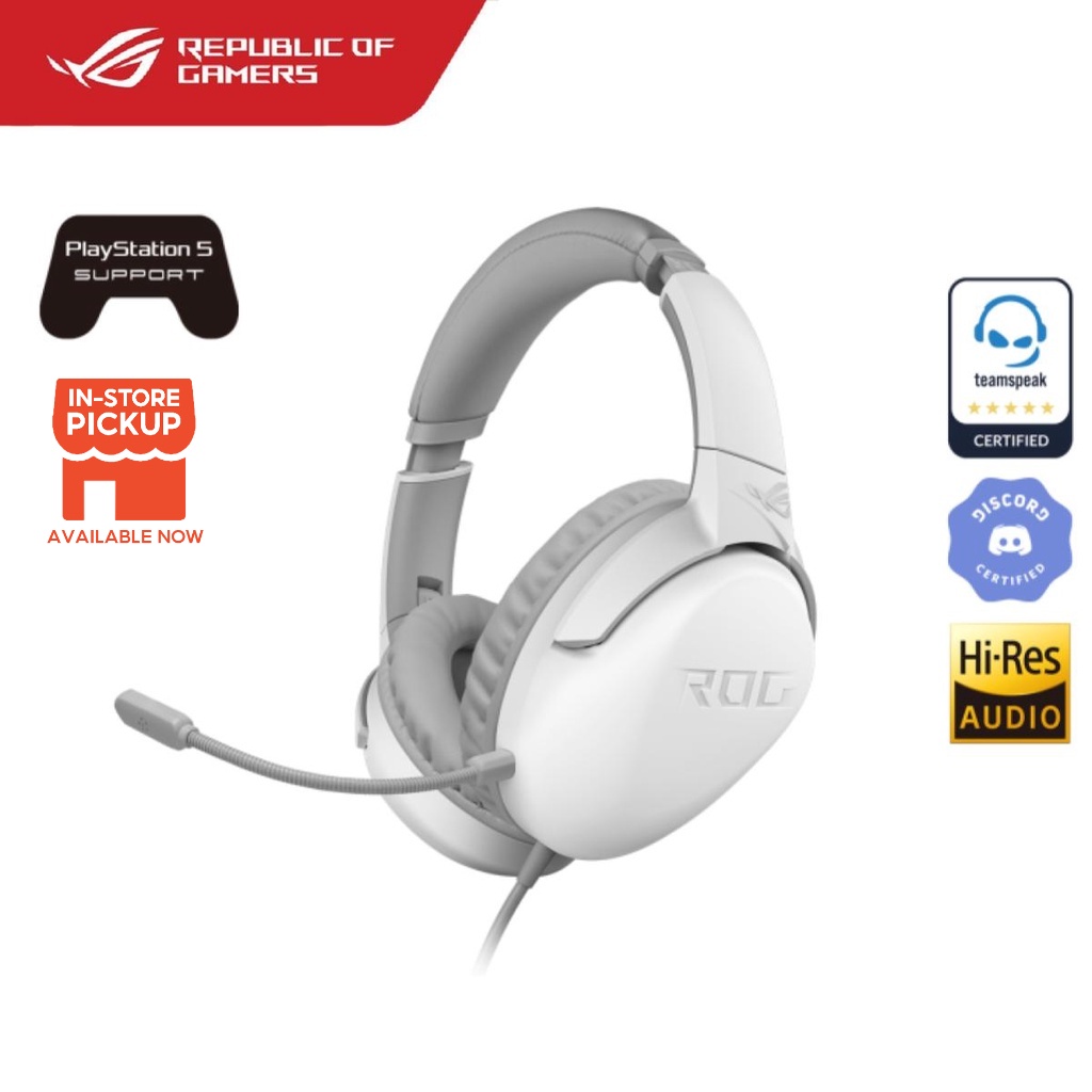 Asus rog white online headset