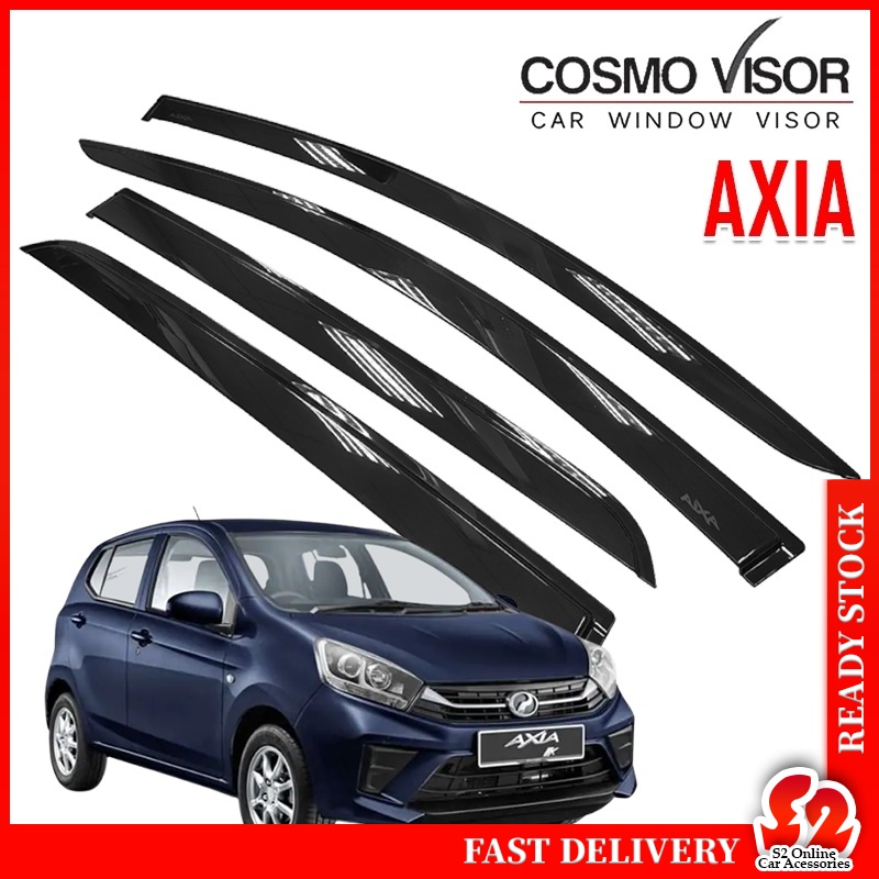 PERODUA AXIA COSMO DOOR VISOR 2.2 Inch DOOR VISOR / WINDOW VENT VISOR ...