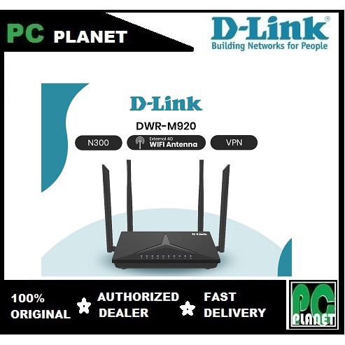 D-LINK DWR-M920 N300 4G LTE GIGABITE MODEM ROUTER | Shopee Malaysia