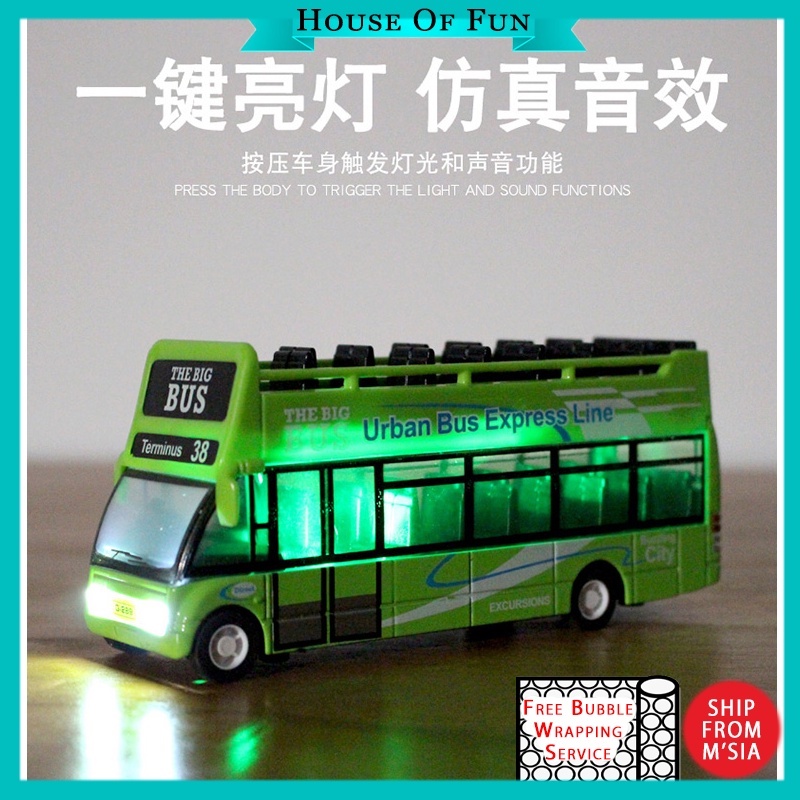 🔥SPECIAL OFFER🔥 164/150/132 City Bus Alloy Pull Back Vehicles Mini