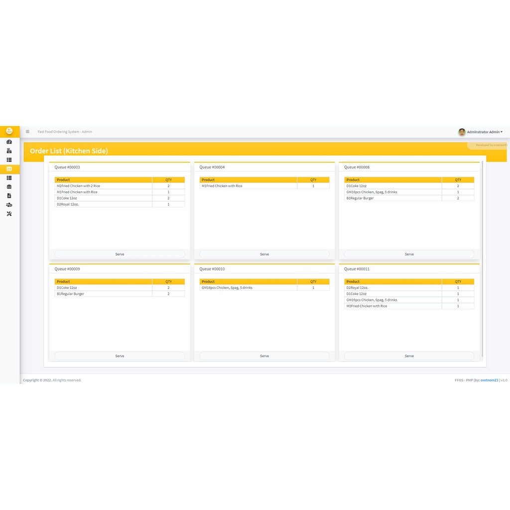 Food Order Management System | Shopee Malaysia