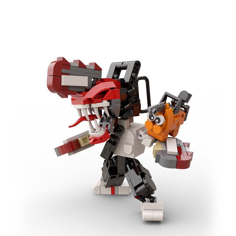 239pcs Chainsaw Man Denji Building Blocks Pochita Model Toy Robot ...