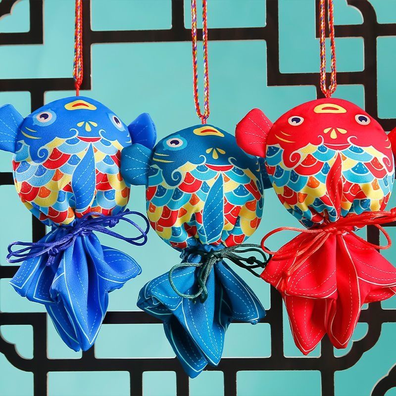 Dragon Boat Festival Sachet Bag Children Koi Perfume Bag DIY Material