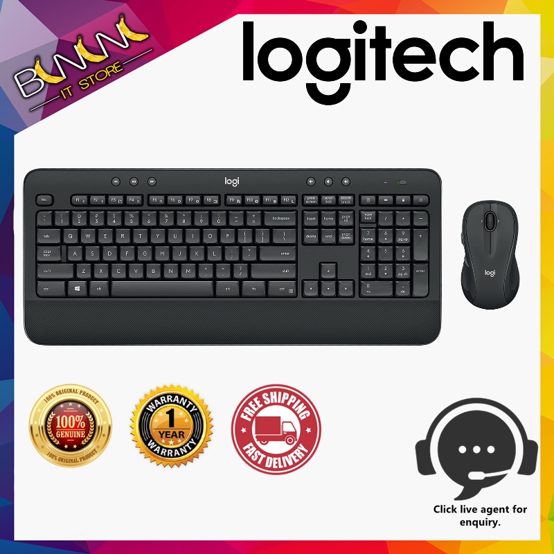 Logitech MK545 Advanced Wireless Keyboard & Mouse Combo Shopee Malaysia