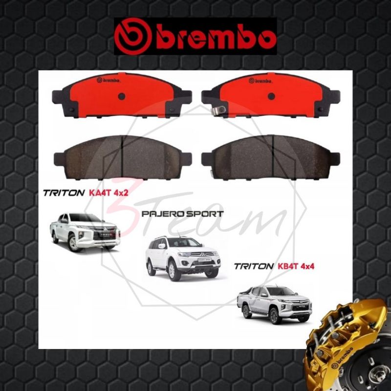 BREMBO NAO Front Brake Pads Mitsubishi Pajero Sport KH4W,Triton KA4T