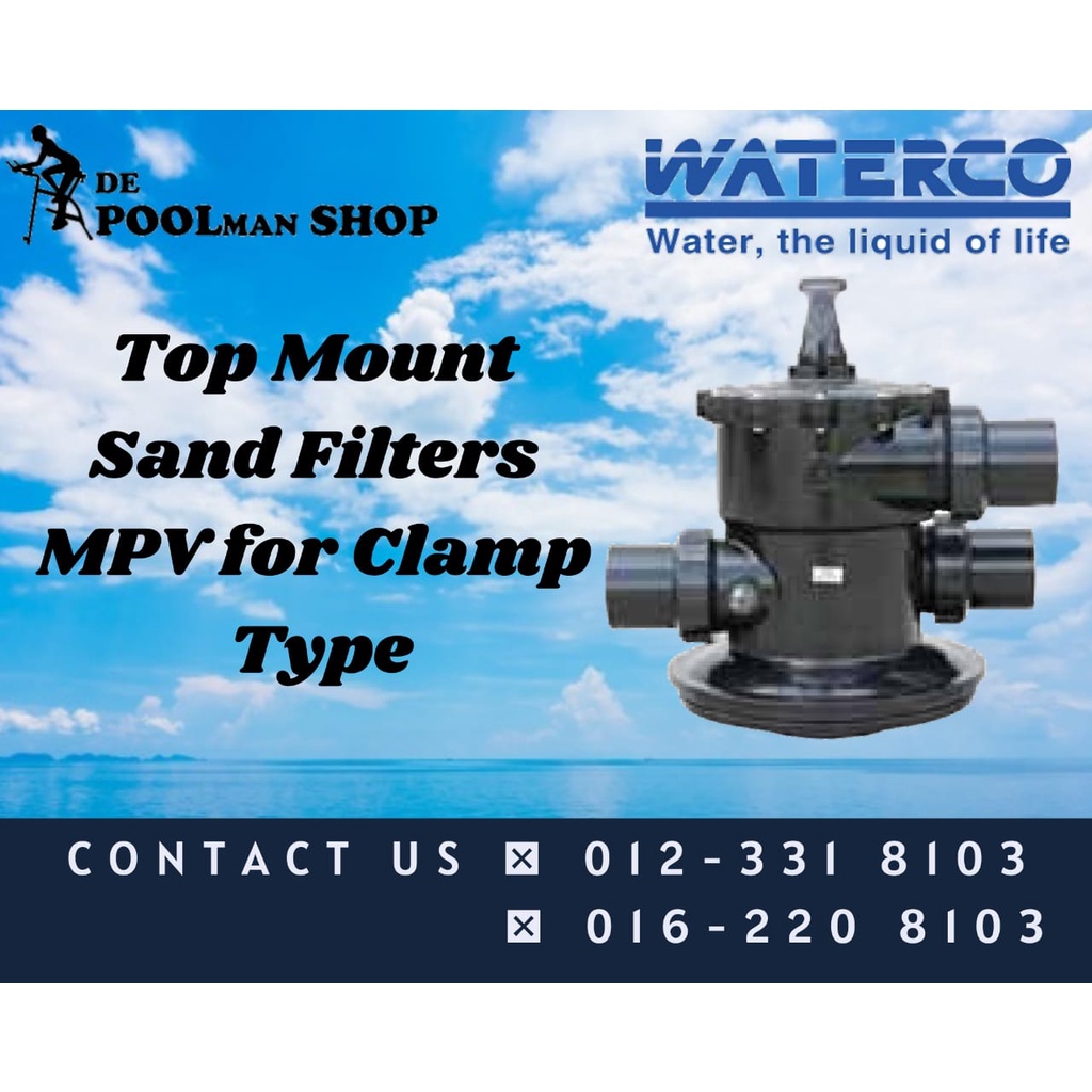 Waterco MPV Clamp Type for Top Mount Sand Filters - 22804456 | Shopee ...