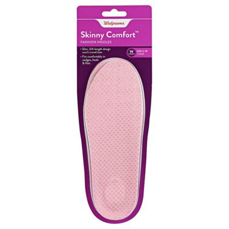 Walgreens Skinny Comfort Women's Insoles 5-10 ( 1 pair ) | Shopee Malaysia