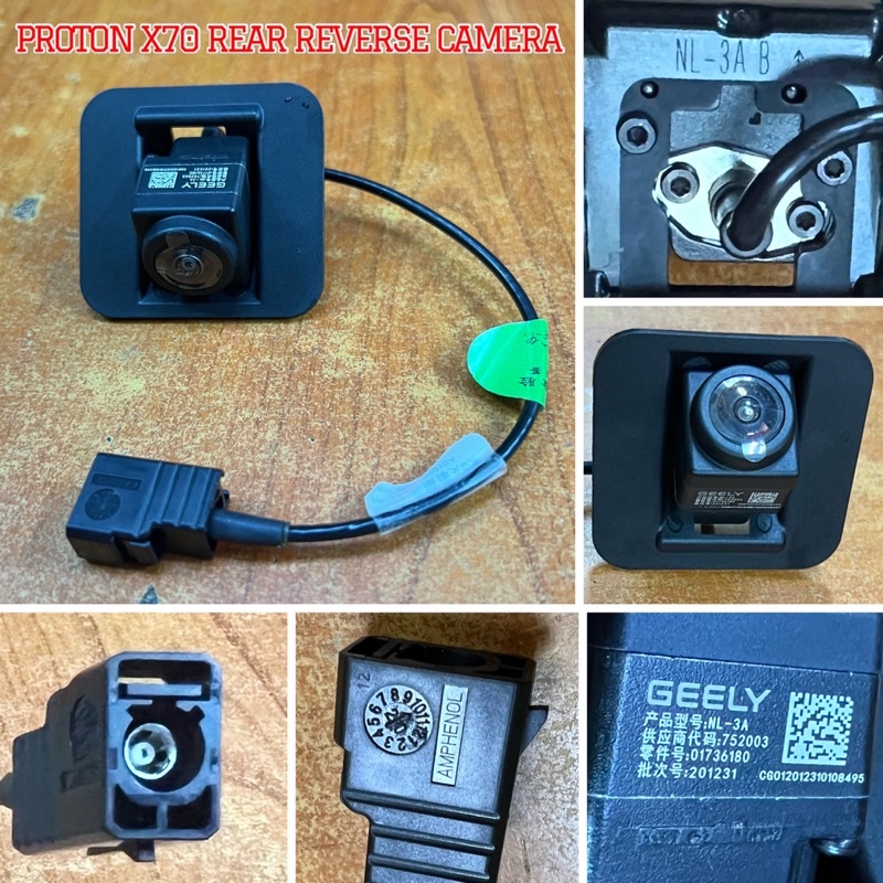 PROTON X70 X50 REAR REVERSE CAMERA NL-3A-R01736180 ORIGINAL GEELY READY ...