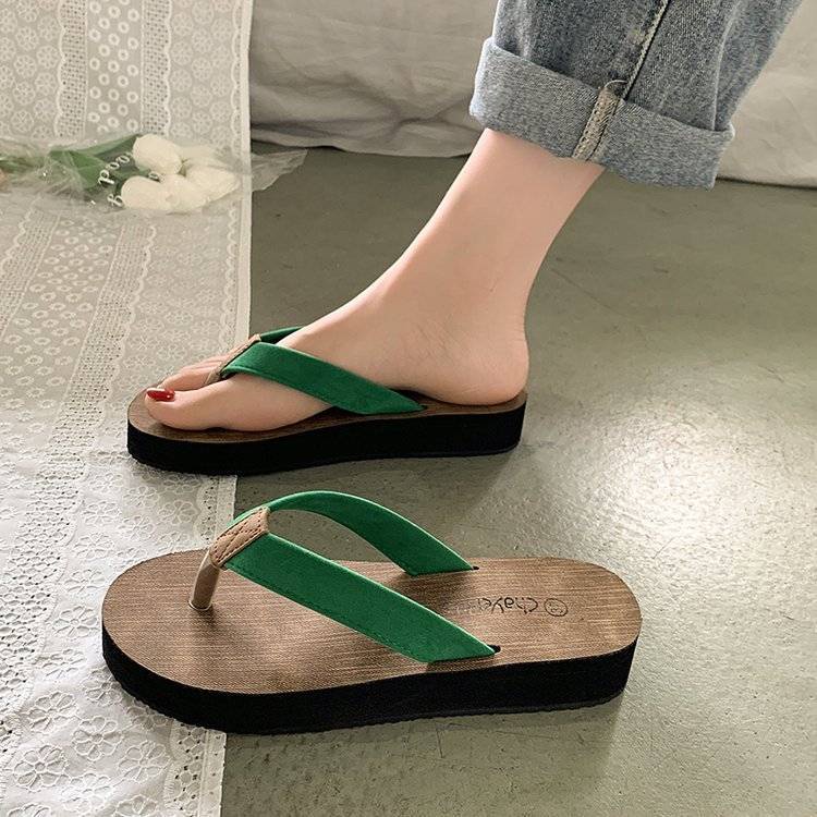 Thick-Soled Slippers Women New Lightweight Non-Slip Wear-Resistant ...