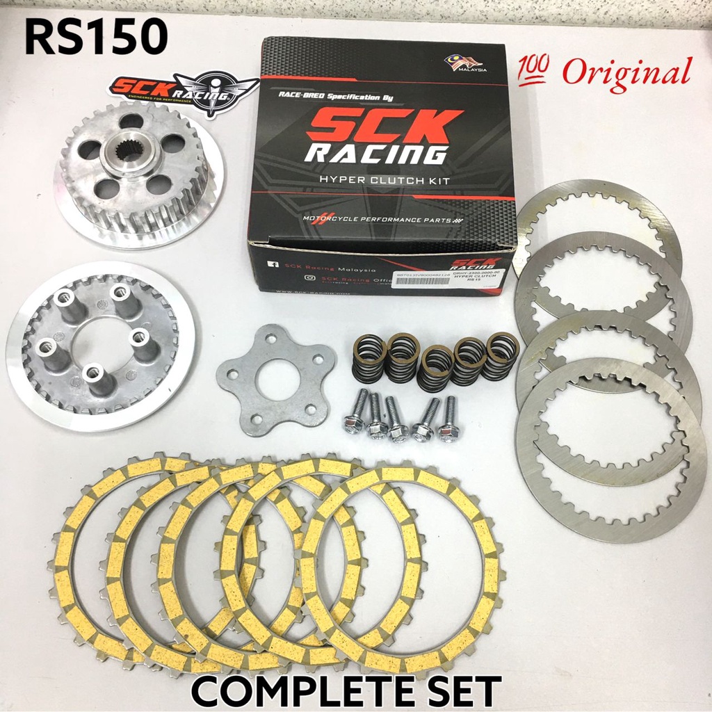 RS150/Y15ZR SCK RACING HYPER CLUTCH COMPLETE SET [ORIGINAL SCK] IRON