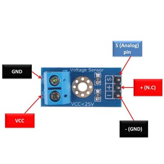 DC 0V to 25V Voltage Volt Sensor Reader Measure Module B25 (3.3V = 0 ...