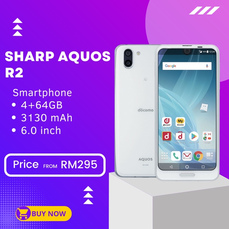 Sharp aquos R2 & R3 & Zero 2 & Sense 3 Plus 4/6GB 64/128GB ROM ...