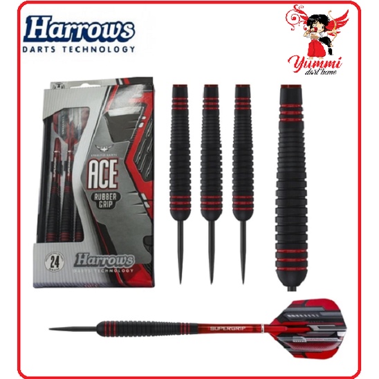 HARROWS DART STEEL TIP RUBBER GRIP ACE 22G 24G Shopee Malaysia
