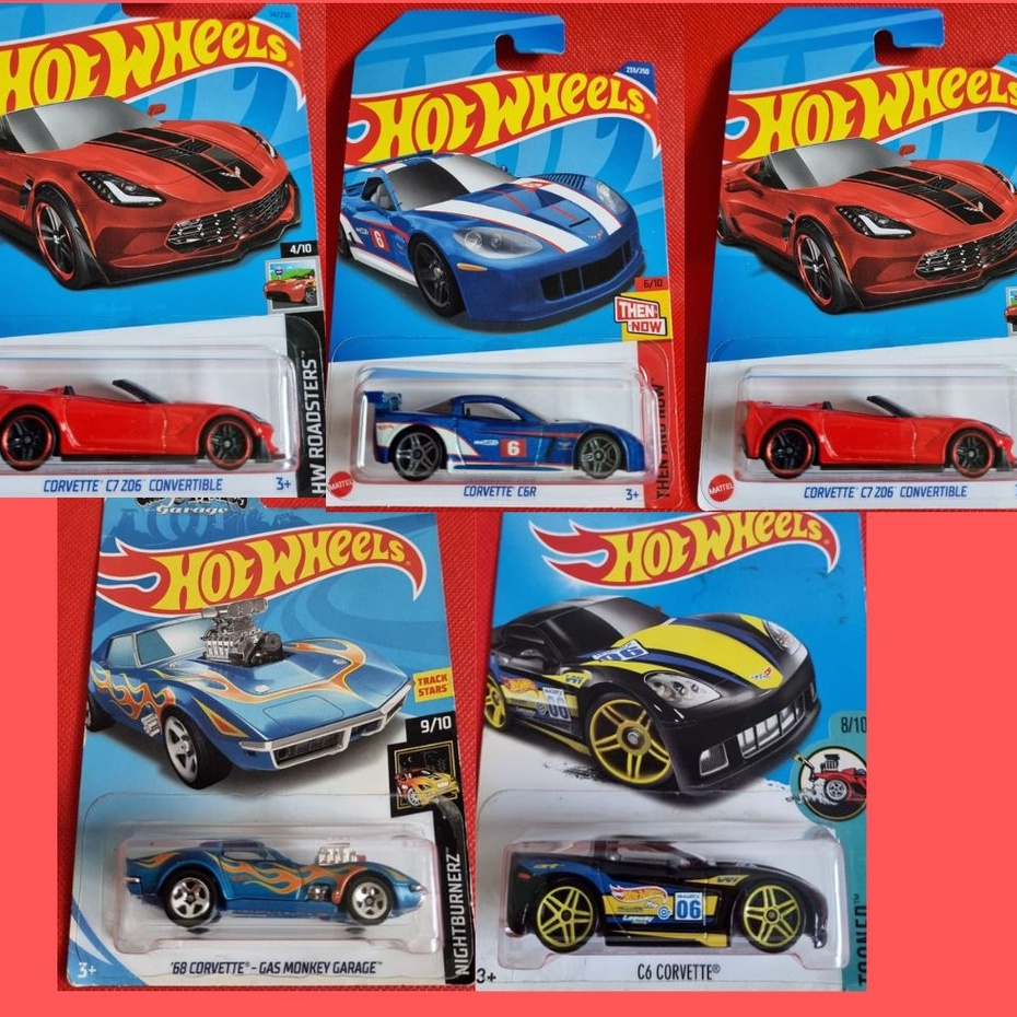 [SOLD OUT] HOT WHEELS CORVETTE GAS MONKEY GARAGE C6R C7 Z06