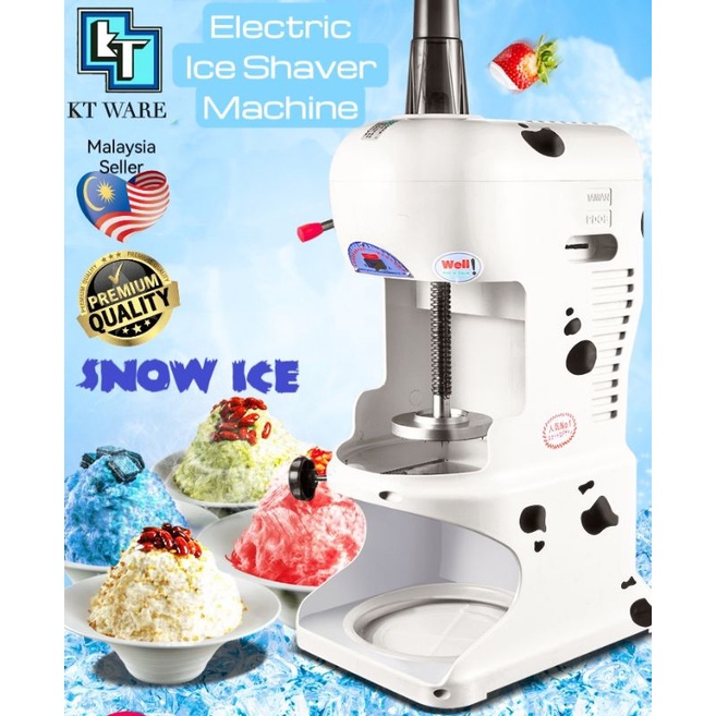 KT WARE SNOW ICE SHAVER MACHINE BINGSU MACHINE MESIN ABC MACHINE CENDOL