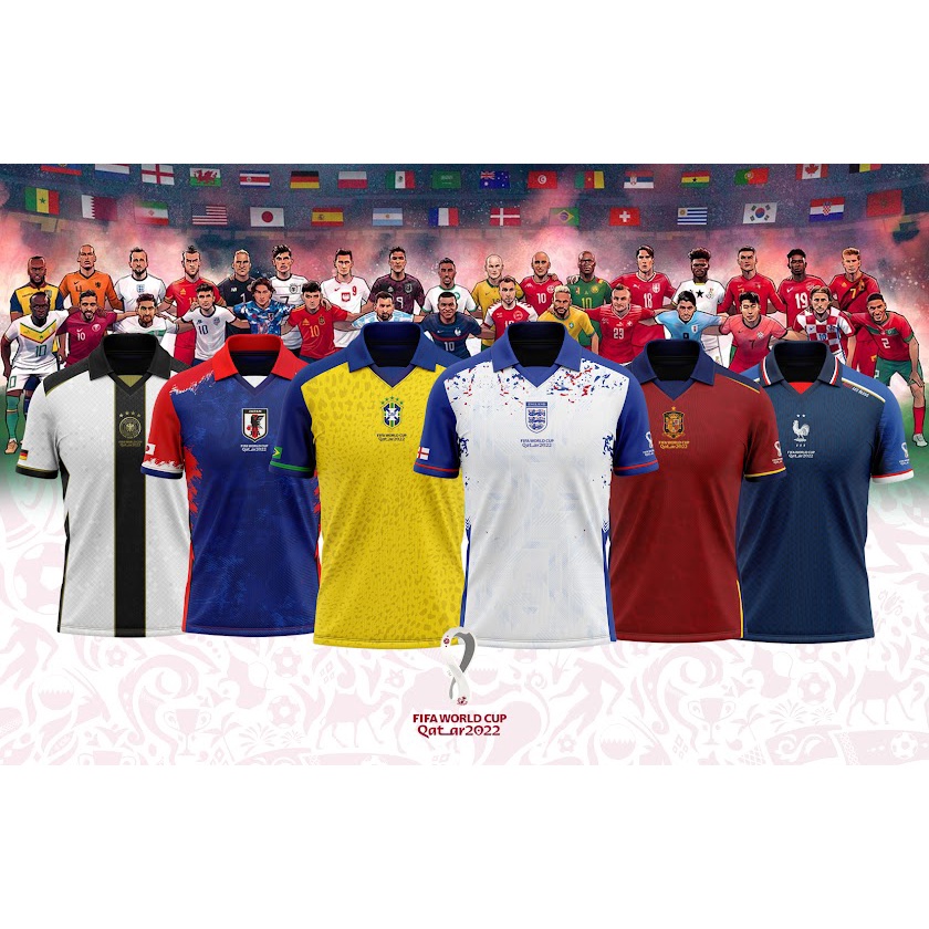 QATAR 2022 WORLD CUP FANS JERSEY Shopee Malaysia