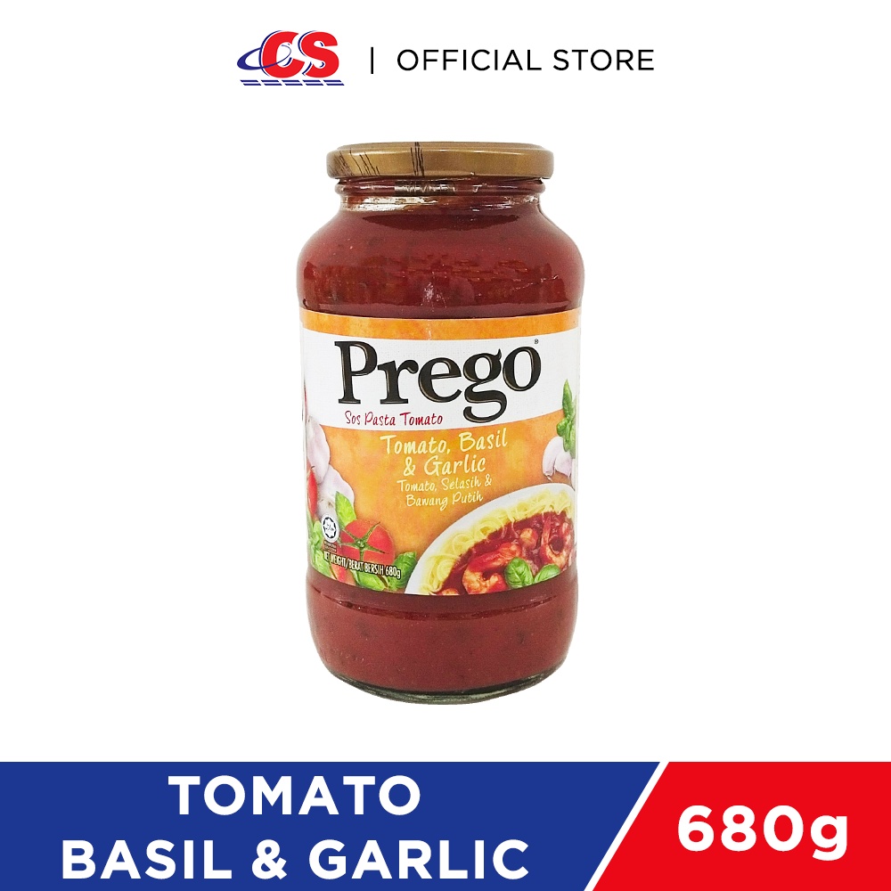 PREGO Pasta Tomato, Basil & Garlic Sauce 680g | Shopee Malaysia