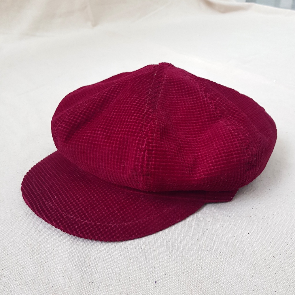 MERAH Maroon Beret Hat (Preloved) Shopee Malaysia