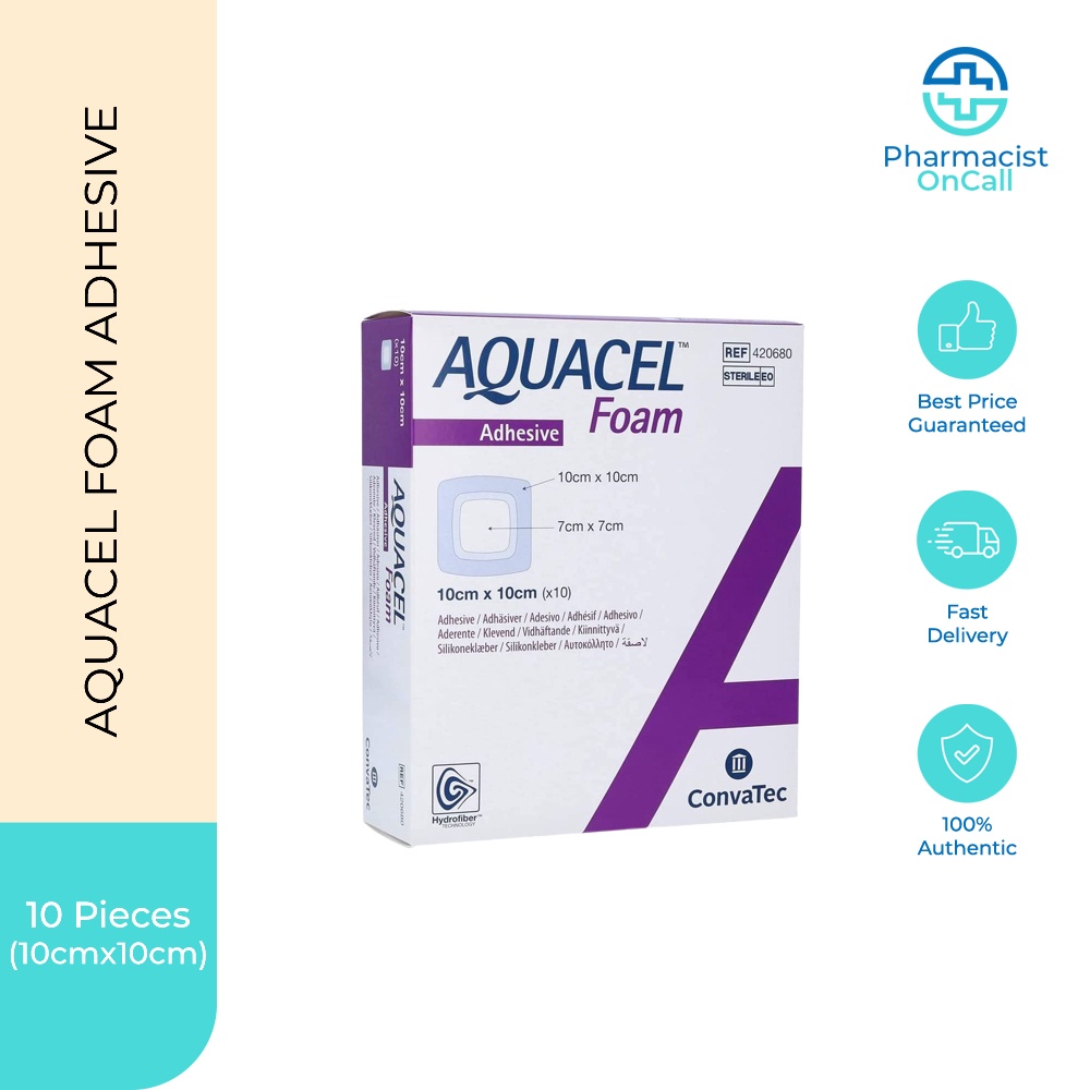 AQUACEL FOAM ADHESIVE 10'S (10CM X 10CM) Shopee Malaysia