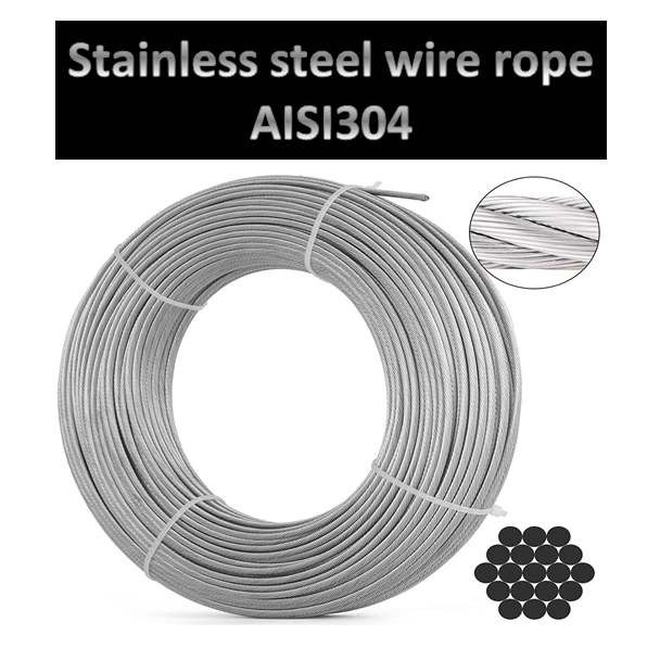 Heavy Duty 6mm-10mm 6mm 8mm 10mm 304 Stainless Steel Wire Rope Sling ...