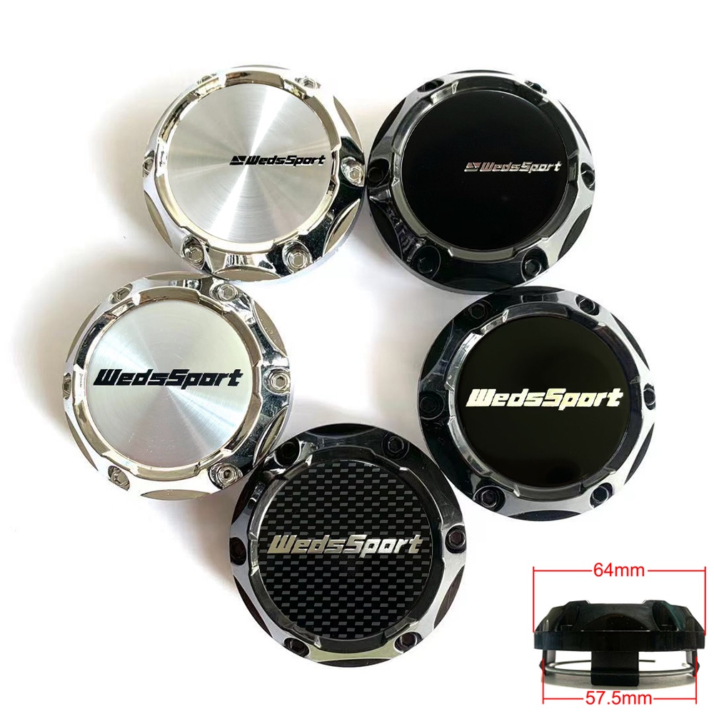 64MM Weds Sport Car Modified Wheel Center Cover Rim Hub Cap Center Cap