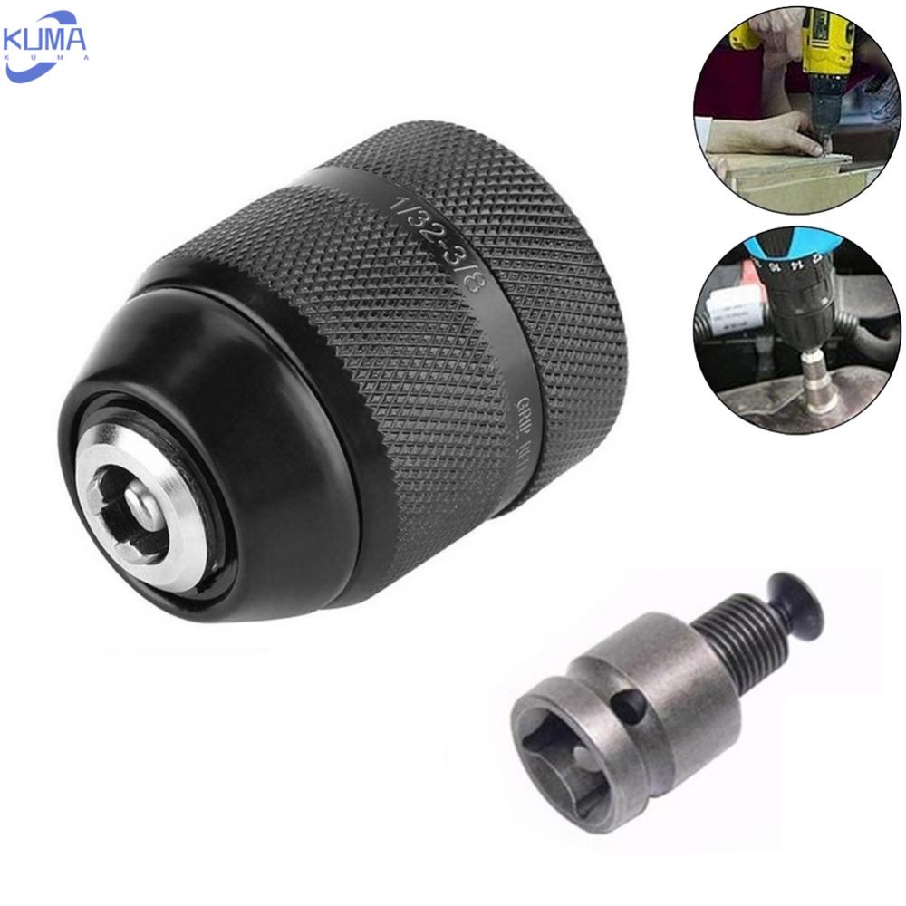LLMA]3/8-24UNF Thread 0.8mm-10mm Keyless Metal Drill Chuck For Hand Electric Drill I.375945279