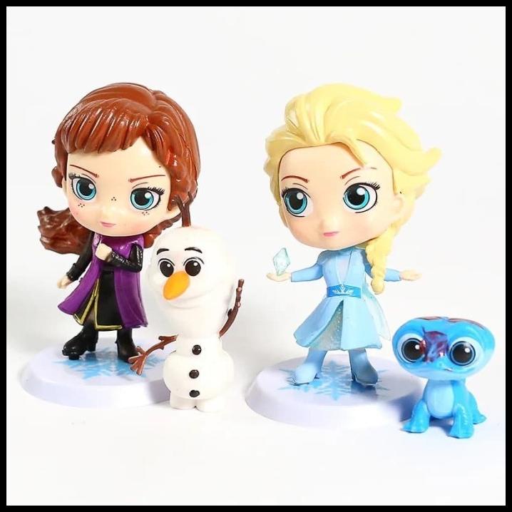 Disney Frozen 2 Elsa Anna Princess Action Figure Set 4 Pcs | Shopee ...