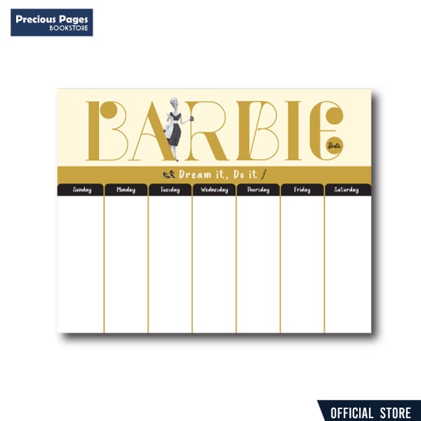 Barbie - Dream it, Do It Weekly Planner by ArteMo Concepts | Shopee ...