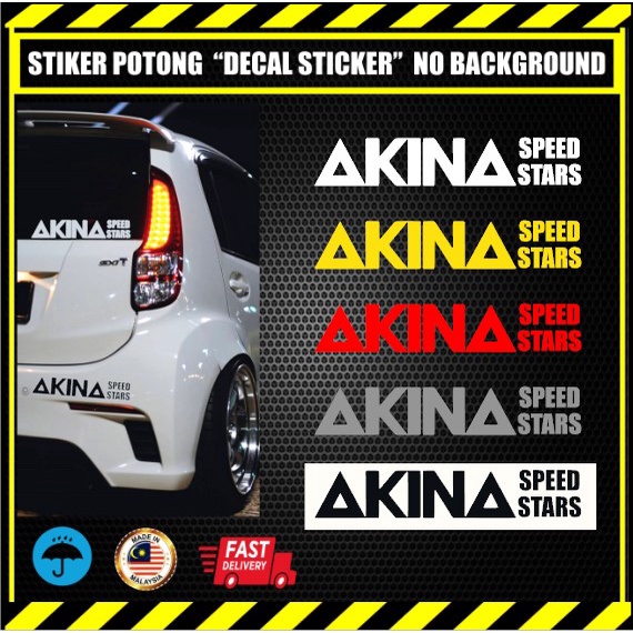 Akina Speed Stars Window Decal Sticker | Custom Made In The USA | Fast - Foto 11