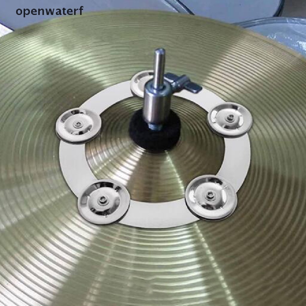 [openwaterf] Drum Cymbals Hi Hat Tambourine Drum Set Drum Steel Bells