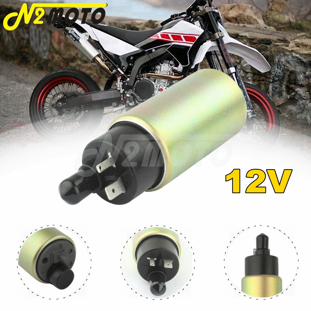 Motorcycle 12V 30mm Electric Intake Fuel Pump for Yamaha YZF R15 YZF