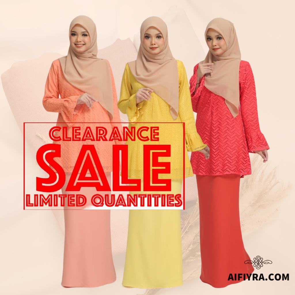 Baju Kurung Mini Lace Ironless Tak Payah Gosok Nikah Kahwin Pejabat ...