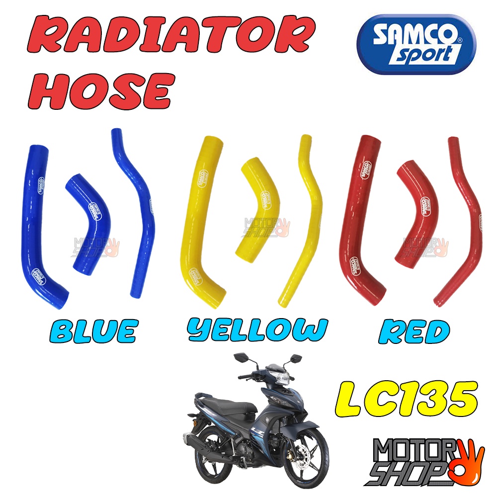 RADIATOR HOSE LC135 V1 V2 V3 V4 V5 V6 samco sport Motorcycle Radiator