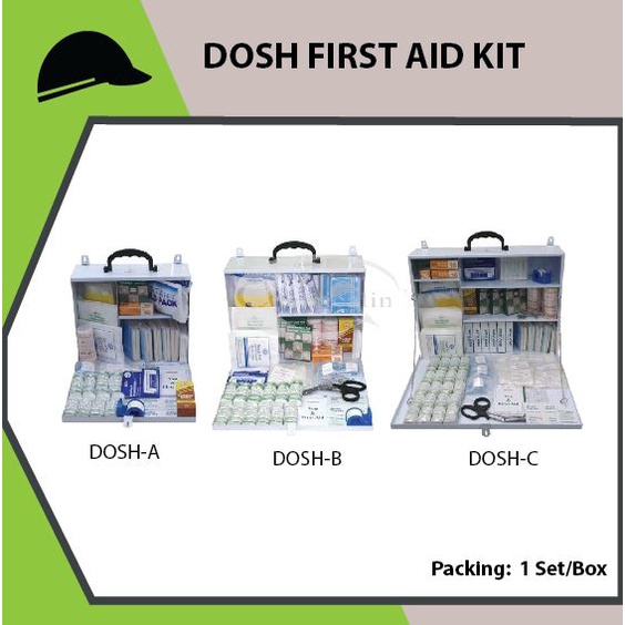 DOSH FIRST AID KIT WITH CONTENTS Shopee Malaysia