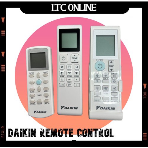Original Daikin Remote Control FTN/FTKG/FTKF Shopee Malaysia