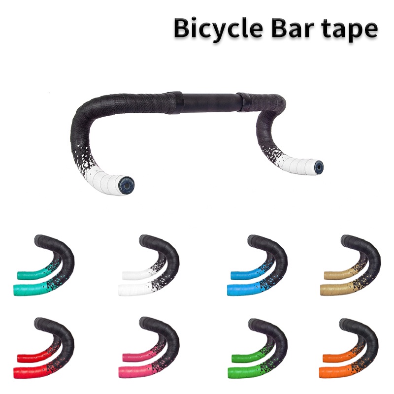 Road Bike Handlebar Tape PU+EVA AntiVibration Bike Straps Breathable