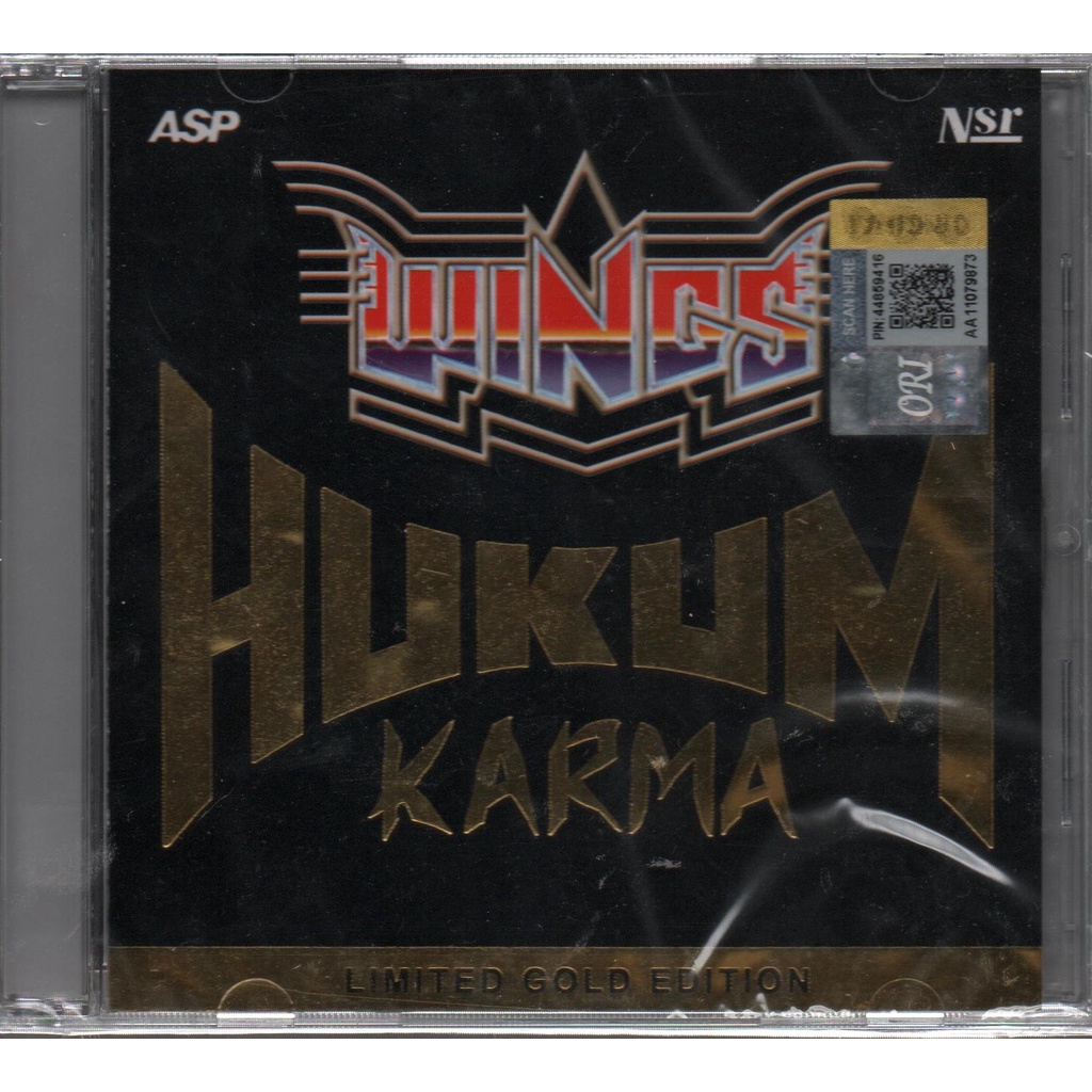 CD Wings Hukum Karma (12 Lagulagu / Limted Gold CD Edition) Shopee Malaysia