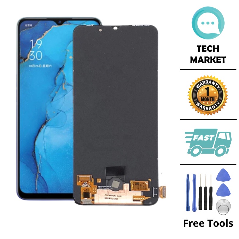 OPPO RENO 3 LCD ORI / OLED DISPLAY TOUCHSCREEN DIGITIZER SPARE PART ...