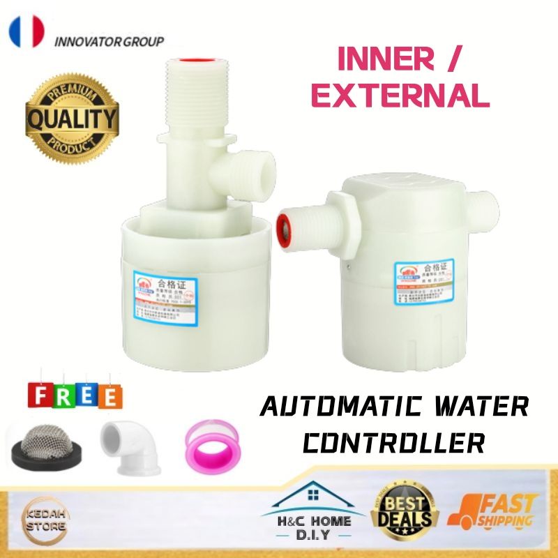Water Tank Water level Controller Automatic Float Berhentikan Air size ...