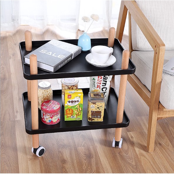 AESTHETIC MOBILE RACKS STORAGE RACK TROLLEY | Shopee Malaysia
