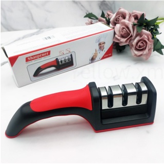 Multipurpose Knife Sharpener Roller Angle with Handle Scissor Sharpener  Pengasah Pisau Viral Lapah Pirge Gunting 磨刀石