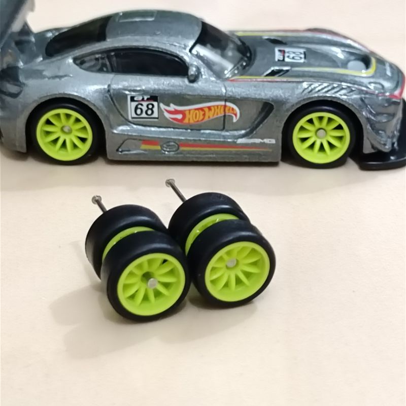 Tayar Getah Rubber Wheels Rims Original 10 Spoke CE28 Hot Wheels JDM ...