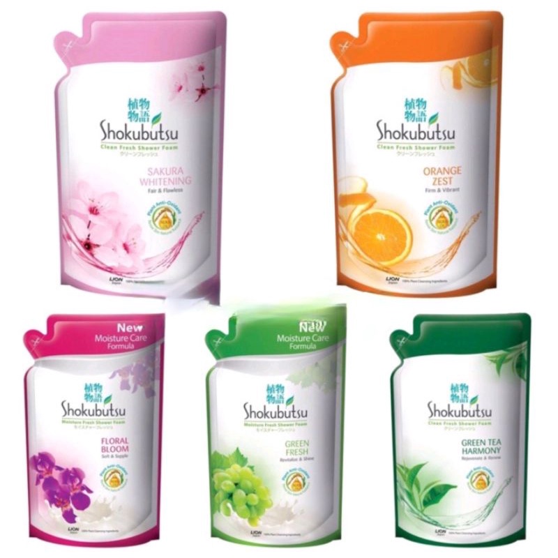 Shokubutsu Body Wash Refill Pack 550g/850g Shopee Malaysia