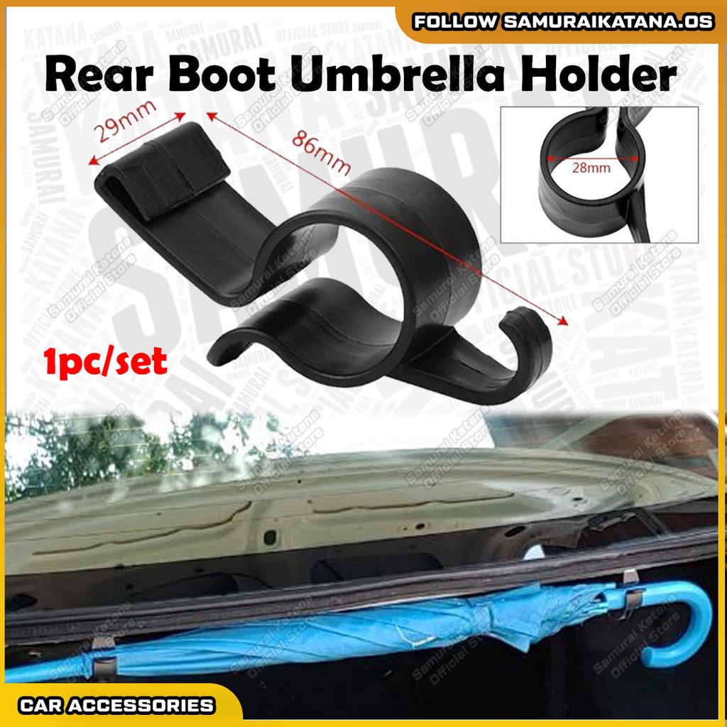 Car Trunk Rear Boot Umbrella Holder DIY Organizer Rear Clip Hook